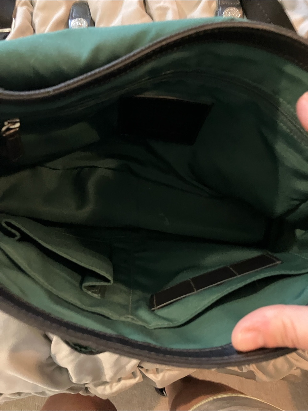 Coach Black Signature Messenger Crossbody Bag - Picture 5 of 13